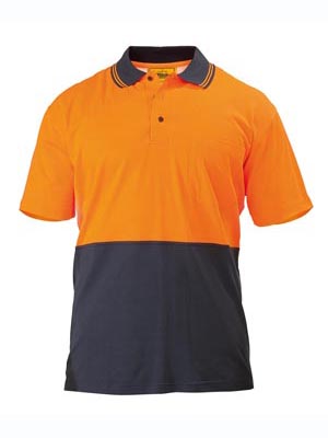 2 Tone Hi Vis Polo Shirt - Short Sleeve