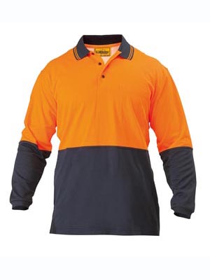 2 Tone Hi Vis Polo Shirt - Long Sleeve