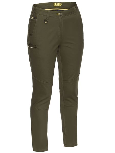 Women's mid-rise stretch cotton pants - BPL6015 - Bisley Workwear