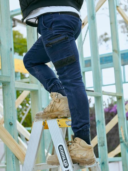 Flx and Move™ Stretch Denim Cargo Cuffed Pants