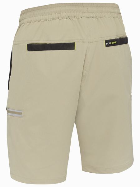 Flx & Move™ 4-way stretch elastic waist cargo short - BSHC1333 - Bisley ...