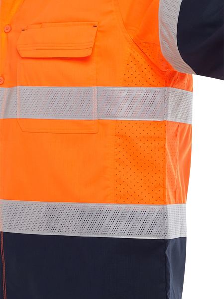 BS6491T - X AIRFLOW HI VIS STRETCH RIPSTOP SHIRT - Online Workwear