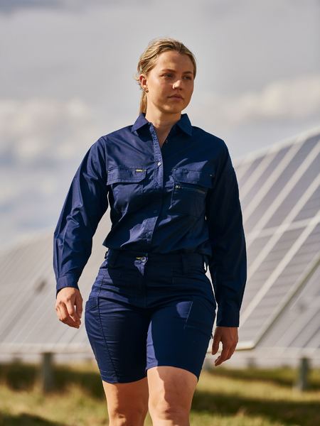 Women's X Airflow™ stretch ripstop shirt - BL6490 - Bisley Workwear