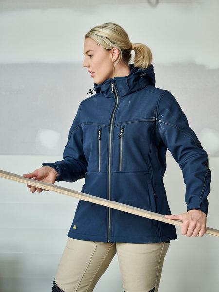 Women's Flx & Move™ soft shell jacket with zip off detachable hood