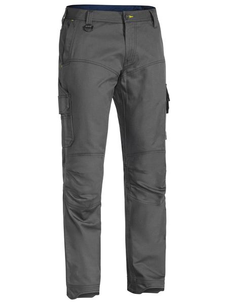 Mens Modern Engineered Fit Ripstop Cargo Work Pant with multi functional  cargo pockets - BPC6475 - Bisley Workwear