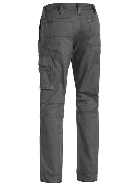 Mens Modern Engineered Fit Ripstop Cargo Work Pant with multi functional  cargo pockets - BPC6475 - Bisley Workwear